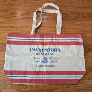 NWOT Sezane L'Avventura tote bag